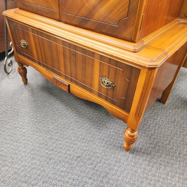 Small Art Deco Walnut Wardrobe