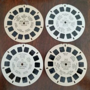 Virginia Hand Lettered Lot of 4 Viewmaster Reels 76 79 181 262 Shenandoah