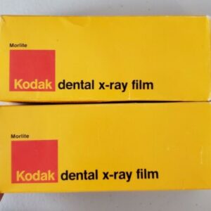 Vintage Morlite Kodak Dental X-ray Film, Bite-wing Size 3 DF-42 1979, 2 part box