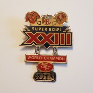 * Lot of Four Pins - San Francisco - 49ers Football- Super Bowl Champions XXIII