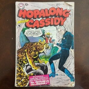 * Hopalong Cassidy #126 DC Comic December 1957 The Outlaw or the Jaguar Complete