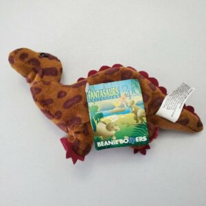 *24K Fantasaurs Collection Special Effect 1997 Iguanodon Beanie Plush w/tags A38