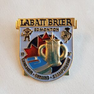 * Curling Pin - Edmonton 1987 Labatt Brier - Canadian Curling Championship