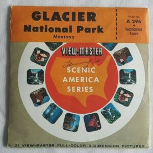 Viewmaster Glacier National Park Scenic America Sawyers 3 Reels A296 Full Color