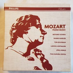 Mozart Piano Music 12 CD Booklet boxed set, Uchida Haebler Koopman; Philips