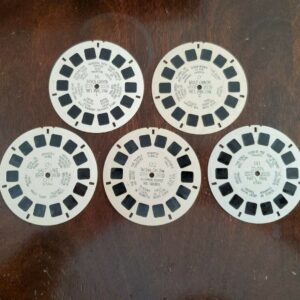 Utah Hand Lettered Lot of 5 Viewmaster Reels 16 17 121 122 141 Salt Lake, Zion