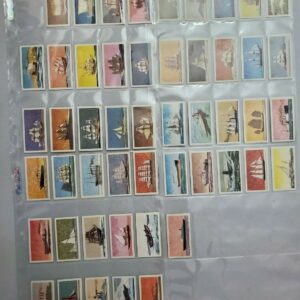 The Saga of Ships Full Set of 50 Cards; Brooke Bond Tea