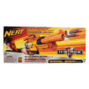 New Hasbro NERF N-Strike Barrel Break IX-2 w/ Removable AMMO Rail holds 8 darts