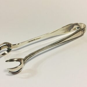 Roden Bros Sterling Silver Sugar Tongs with Claw Design, Roden Bros Canada Silver Sugar Tongs