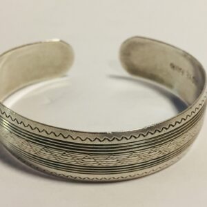 Vintage Sterling Silver Ladye Fayre Child's Bracelet, Sterling Ladye Fayre Children's Cuff Bracelet