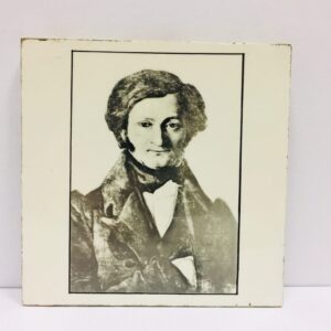 Antique Mintons Portrait Wall Tile Stoke on Trent 6 Inch Tile