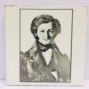 Antique Mintons Portrait Wall Tile Stoke on Trent 6 Inch Tile