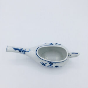 Victorian Narrow Blue and White Porcelain Invalid Cup