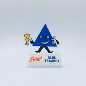 1950's Bass Blue Triangle Advertising Sign