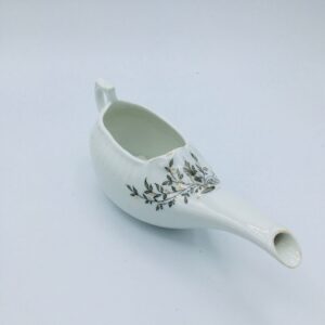 Grey Floral Invalid Cup With Long Spout; 97