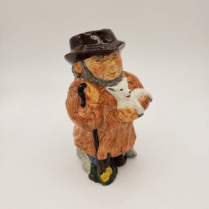 Roy Kirkham Pottery Toby Jug "Shepherd" Made in Staffordshire England, Series Two