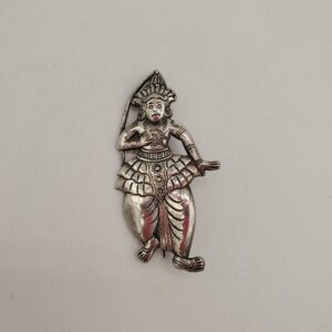 Vintage Hindu Sterling Silver Brooch