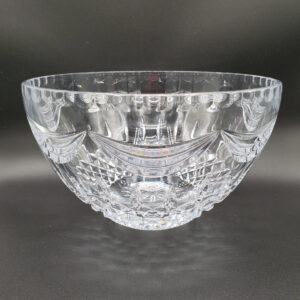 Vintage Waterford "Prentiss" Pattern Crystal Large Bowl With Box