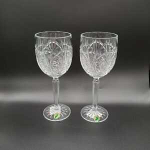 Vintage Waterford Crystal "Seahorse" Water Goblet With Box; 2 available, price is for ONE glass