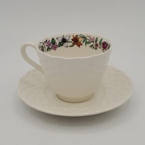 Vintage Spode Canadian Provincial Flowers Teacup and Saucer set