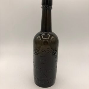 Wheatley Bates Beacon Brand Bottle London - Dark Brown in Color