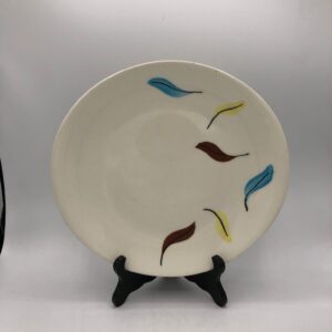 HYCROFT Hand Painted Chop Plate in Pattern "Breeze" Medicine Hat Alberta