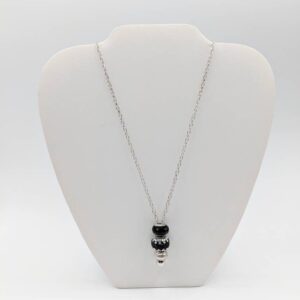 Linx & More Sterling Silver and Glass Bead Necklace