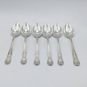 Set of 6 Whiting Sterling Silver "Madame Jumel" Pattern 1908 Citrus Spoons