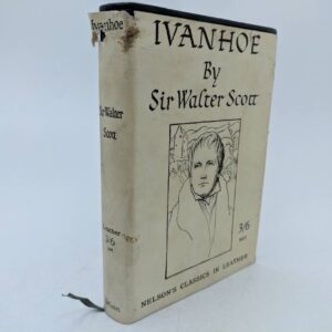 1920s Ivanhoe by Sir Walter Scott leather with dustjacket, Nelson's Classics in Leather