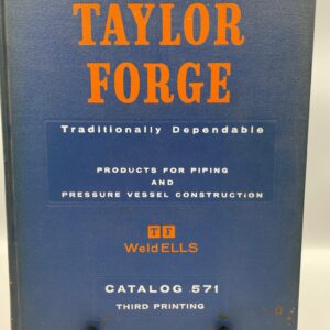 c.1961 Taylor Forge - Piping and Pressure Vessel Construction - Catalog 571