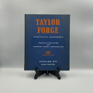 c.1961 Taylor Forge - Piping and Pressure Vessel Construction - Catalog 571