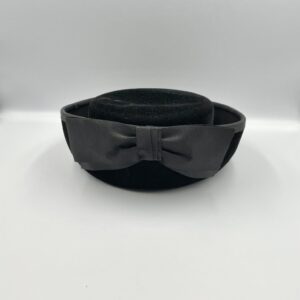 Vintage Betmar by Lenox Black Velvet Hat