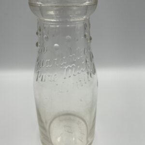 c.1933 Guaranteed Pure Milk Co Limited Montreal 1/2 Pint Milk or Cream Glass Bottle