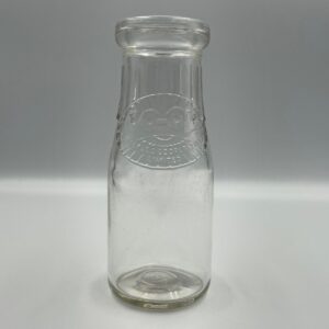 c.1940's People's Cooperative Limited Co-op Manitoba 1/2 Pint Milk or Cream Glass Bottle