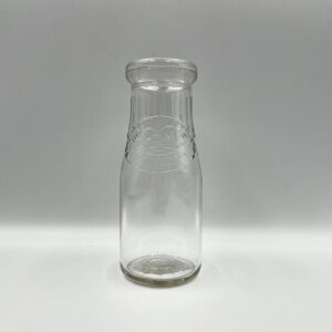 c.1940's People's Cooperative Limited Co-op Manitoba 1/2 Pint Milk or Cream Glass Bottle