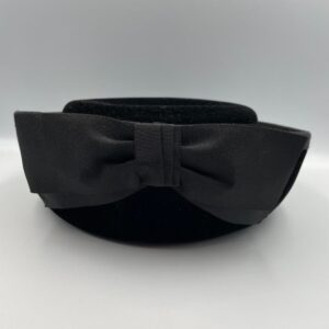 Vintage Betmar by Lenox Black Velvet Hat