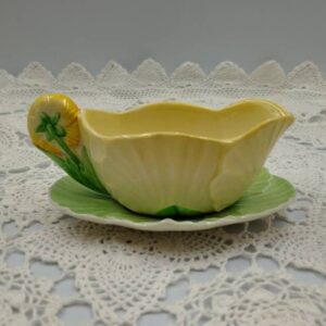 Carlton Ware Australian Design Buttercup Gravy Boat and Underplate