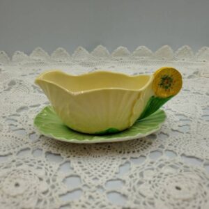 Carlton Ware Australian Design Buttercup Gravy Boat and Underplate