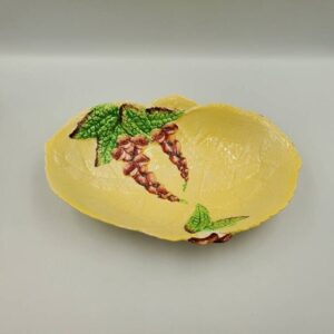 Carlton Ware Australian Design Foxglove Serving Bowl, Yellow with Pink Floral