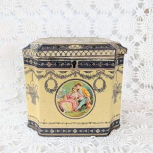 Antique Victorian Music Scene RILEY'S Toffee Tin