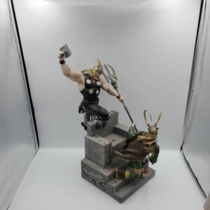 Thor vs Loki Limited Edition Polystone Diorama Collection, Complete in Box #665 of 1500 c.2007