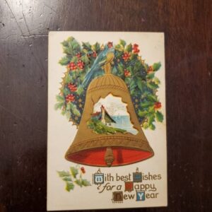 Vintage Unused Happy New Year Postcard