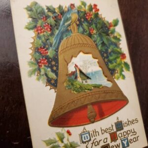 Vintage Unused Happy New Year Postcard