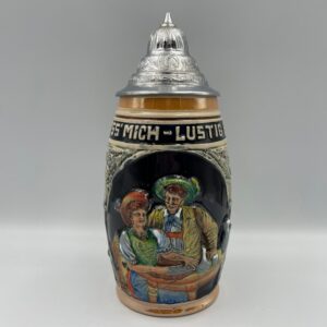 Vintage Kings W German Stein with Lid