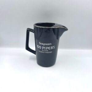 Vintage Seagram's 100 Pipers Whisky Pitcher