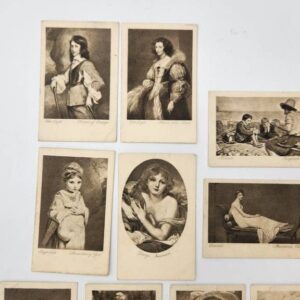 Lot of 13 Will's Tobacco Art Photogravures Cards; 13/50 Tobacco Cards