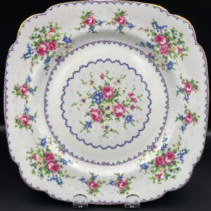 Royal Albert Petit Point Square Dinner Plate, Like New