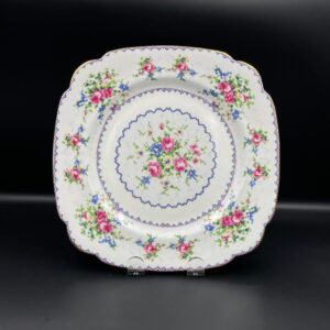 Royal Albert Petit Point Square Dinner Plate, Like New