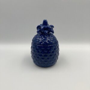 Vintage Guldkroken Cobalt Ceramic Pineapple Jar ca. 1960's