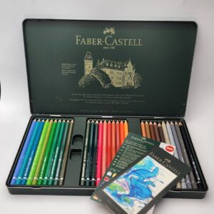 Faber-Castell Albrecht Durer 60 Watercolour Pencils Tin Of 60 Lightly Used